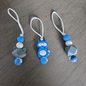 Blue and Gray Kids Accessory Set